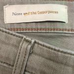 Pilcro and the Letterpress  Serif Green Zipper Skinny Jeans Photo 3