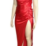 Amanda Uprichard NEW Jasalina Silk Maxi Dress, Poppy Red, Large Photo 5