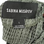 SABINA MUSAYEV Renaissance Midi Dress Green Size L Photo 6