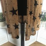 Forever 21  Star Print Chiffon Duster Cardigan Beige Medium Photo 7