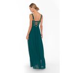 Show Me Your Mumu  Clarissa Corset Dress in Emerald Chiffon XL Photo 2