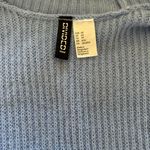 Divided H&M  Sweater Women's Size XS Long Sleeve Open Front Cardigan Light Blue Photo 2