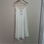 Sweet Sinnamon Ivory Tie Sides Dress/ Coverup Size Medium‎ NWT Photo 0