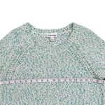 st. john's bay St John’s Bay Mint Green & White Knit Scoop Neck Pullover Long Sleeve Sweater XL Photo 10
