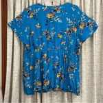 Torrid Babydoll Crinkle Gauze Crochet Inset Lace-Up Top Photo 4