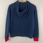 Tommy Hilfiger Sport Navy Blue Women's Vented Half Zip Hoodie Sweatshirt Photo 9