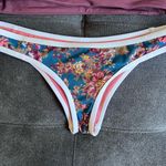 Tavik swim Tavik Purple & Blue Patterned Cutout Bikini Set Photo 2