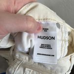 Hudson Jeans Hudson Rosie High-Rise Wide Leg Ankle Jeans Size 27 Ecru White Denim Photo 9
