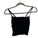 Free People  Movement Femme Ruched Black Sports Bra Tank Photo 3
