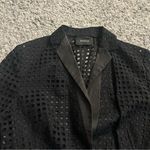 Akris Black Net Open Grid Blazer SIZE 6 Photo 3