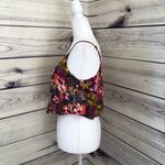 Xhilaration Floral Flowy Cropped Tank XS Photo 3