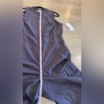 Athleta  Brooklyn Utility Jumpsuit shale purple gray size 10 NWT Photo 12