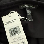 Eileen Fisher  Boxy Crewneck T-Shirt‎ Dress NWT Size Small Black Photo 4