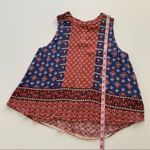 Elodie  | Red and Blue Floral Print Tank Top Medium Photo 3