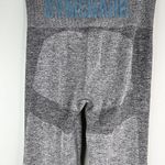 Gymshark  High Waisted Leggings Charcoal Marl Smokey Teal Small Photo 4