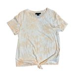 Sanctuary  orange / white tie dye front tie shirt sz M Photo 0