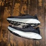 Hoka  One One black & white athletic running 10 sneakers Photo 3