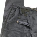 Elie Tahari Women's Linen Blend Dress Pants Trousers Navy Black Women's Size 12 Photo 5