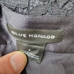 Club Monaco  Floral Lace Silk Lining Pencil Skirt Black Size 6 Photo 5