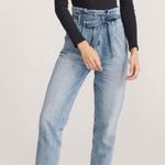Abercrombie & Fitch Mom Jeans Paper Bag Waist Photo 0