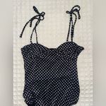 ZARA  Polka Dot Spaghetti Strap Bodysuit Photo 3