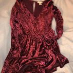 PacSun Red Velvet Romper Photo 0