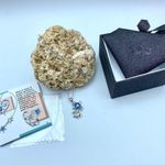 Sterling Silver  Mom and Baby Turtle CZ Heart Necklace Photo 1