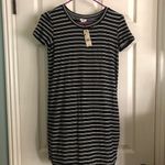 Garage NWT  Clothing‎ B&W striped t-shirt dress Photo 1