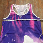 Nike Women's Purple, Pink, White Tie-Dye Racerback Tank Top Slim Fit M Photo 3