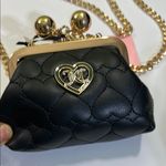 Juicy Couture  Black and Gold Mini Bag with Quilted Design Photo 3
