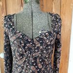 Boden Sweetheart Jersey Mini Dress in Paisley Bloom Print Photo 4