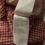 LOGO By Lori Goldstein LOGO Lori Goldstein small Shell Button Tunic Top‎ Red Plaid Long Sleeve Womens Photo 6