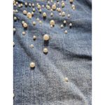 Mavi Jeans Co Jeans Women Size 30 Blue Stretch Denim Pearl Embellished Bling Photo 6