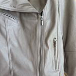 Bagatelle  grey/purple faux leather moto jacket Photo 2
