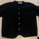 Hasting & Smith Black and gold button up sweater Photo 0