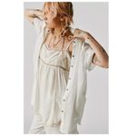 Free People  x We The Free Float Away Shirt Size Medium Photo 1