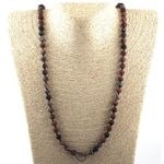 Necklace Brectiated Jasper & Pave Bead Necklace w/Pave Covered Lobster Clasp NEW Photo 8