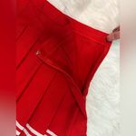 Forever 21 Red Skater Skirt with White Stripes Size S Photo 5