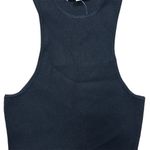 Madewell NWT Women's Black Signature Knit Cutaway Sweater Tank Top XXS Casual Photo 4