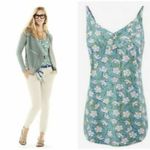 CAbi  Cottonwood Green Vine Floral Camisole Tank Top Summer Vacation Y2K Boho Photo 5