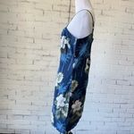 Vintage Hawaiian Tropical Mini Dress Medium Spaghetti Strap Floral Vacation White Photo 8