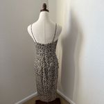 Chetta B Sherrie Bloom & Peter Noviello  Black Gold Cocktail Dress Size 6‎ Photo 4