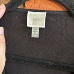 cupio  womens open front asymmetrical lightweight cardigan black L Photo 2