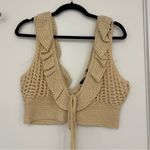 BCBGMAXAZRIA  Crochet Crop Bra Top Photo 1