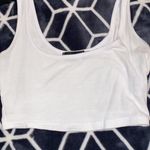 Pretty Little Thing Basic White Scoop Neck Tank Top Photo 2