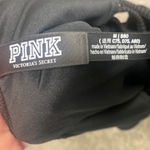 PINK - Victoria's Secret  Black Ribbed One Piece With Cutout Sides Swimsuit Photo 3