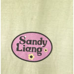 Sandy Liang  Green Blue Dippy Tee Tie Dye Retro Logo Groovy Women's Size Medium Photo 8