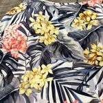 Hurley Women's Size XXL Cream Gray Tropical Floral One-Piece Swimsuit GUC Photo 1