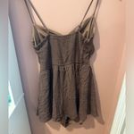 American Threads Front Cut Out Brown Romper Photo 2
