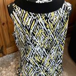 Laura Ashley Black, Yellow & White Tank Top Size Petite Large Photo 4